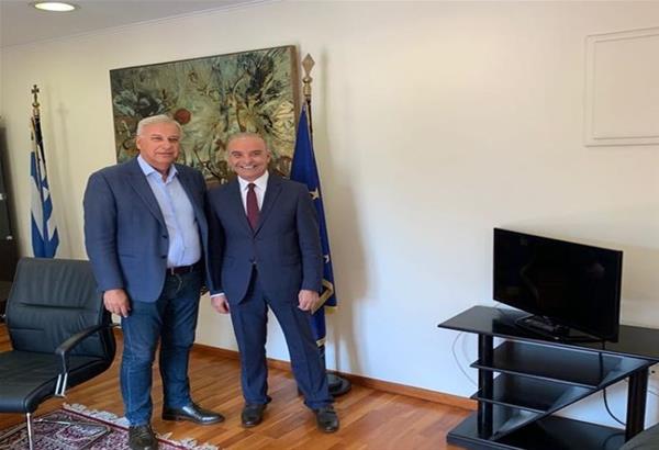 Με τον Γ.Γ. Εσωτερικών κ. Σταυριανουδάκη συναντηθηκε ο Δήμαρχος Θερμαϊκού κ. Τσαμασλής.