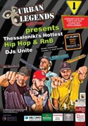 Urban Legends : 4 Hip Hop - RnB Djs Θεσσαλονίκης @ Helexpo