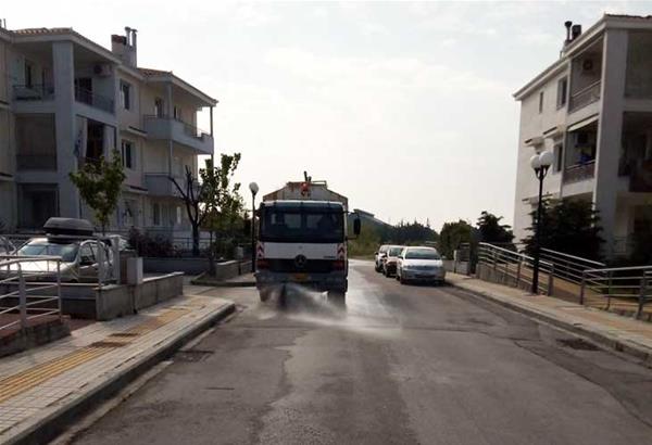 Δήμος Δέλτα: Απολύμανση δρόμων σε Χαλάστρα και Διαβατά