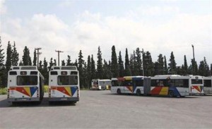 Χωρίς λεωφορεία πρωτομαγιά η Θεσσαλονίκη - Δρομολόγια (αναλυτικός πίνακας) με προσωπικό ασφαλείας