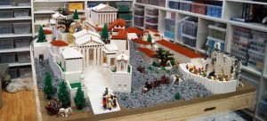 Αναπαράσταση της Ακρόπολης από τουβλάκια Lego