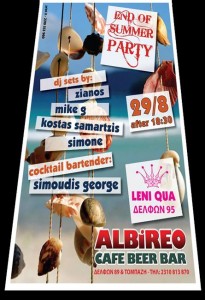 End of summer party @ Albireo