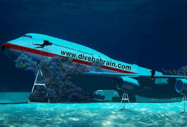 Μπαχρέιν: Boeing 747 στο βυθό της θάλασσας - ατραξιόν ενός πάρκου 100.000 τετραγωνικών μέτρων
