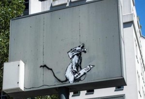 Έκλεψαν έργο του Banksy έξω από το Pompidou Centre στο Παρίσι 