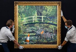 Ο «Monet» του Banksy πουλήθηκε για 7,5 εκατομμύρια λίρες
