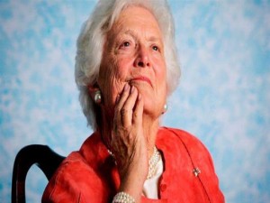 Η  Μπάρμπαρα Μπους πέθανε εχθές Τρίτη 17 Απριλίου 2018 στα 92 της χρόνια