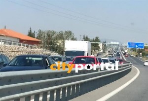 Θεσσαλονίκη - Χαλκιδική: Οδηγοί προσοχή, μεγάλο μποτιλιάρισμα σε τρία σημεία