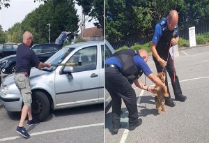 Αγγλία: Άντρας σπάει παράθυρο αυτοκινήτου για να σώσει σκυλί που πέθαινε από τη ζέστη - Βίντεο