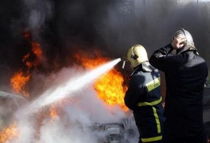 Φωτιά σε επαγγελματικό αυτοκίνητο στη Νέα Καλλικράτεια Χαλκιδικής 