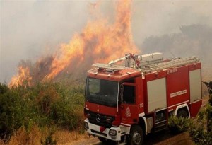 Υπό έλεγχο τέθηκε η φωτιά στα όρια του Δήμου Πυλαίας Χορτιάτη  με το Σέιχ Σου