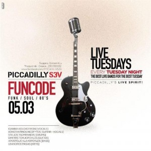 Funcode Band στο Piccadilly S3V