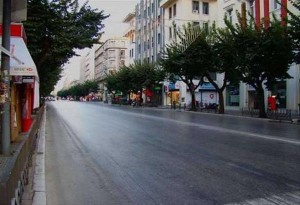 Εργασίες φυτοπροστασίας σε οδούς της Θεσσαλονίκης