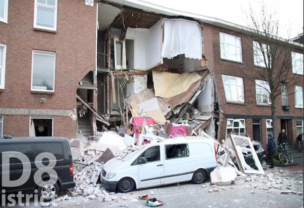 Εκτακτο. Μεγάλη έκρηξη στη Χάγη. Άνθρωποι ενδέχεται να έχουν παγιδευτεί κάτω από τα ερείπια.