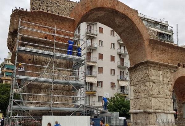 Καμάρα Θεσσαλονίκης: Eργασίες συντήρησης των γλυπτών στην Αψίδα του Γαλερίου