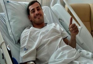 Η ανάρτηση του Κασίγιας στο Instagram από το κρεβάτι του νοσοκομείου