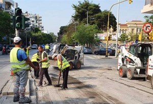 Δήμος Θεσσαλονίκης: Ασφαλτοστρώθηκαν οι οδοί Βενιζέλου και Κατσιμίδη