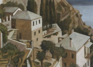 Αναδρομική έκθεση Άγιον Όρος: Ζωγραφική, χαρακτικά, σχέδια (1990-2008) του Μάρκου Καμπάνη στην Αγιορειτική Εστία