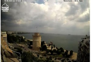 Η καταιγίδα που σάρωσε εχθές τη  Θεσσαλονίκη μέσα από δύο εντυπωσιακά βίντεο
