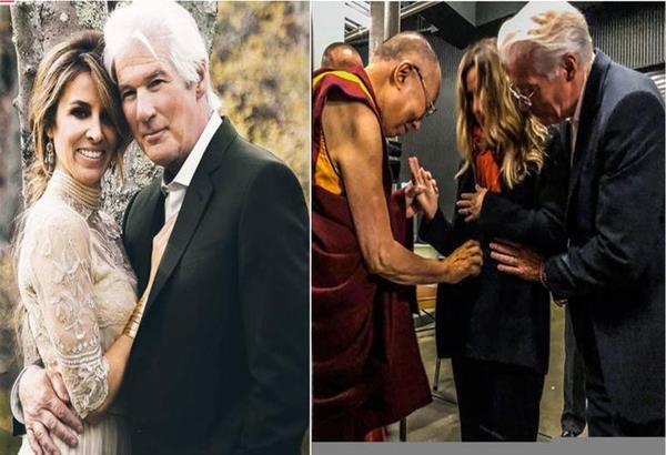 Τις ευλογίες του Δαλάι Λάμα ζήτησε ο Ρίτσαρντ Γκιρ  και η σύζυγός του Αλεχάντρα