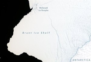 Ανταρκτική: Ετοιμάζεται να αποκολληθεί παγόβουνο 30 φορές μεγαλύτερο από το Μανχάταν