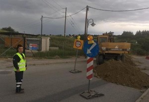 Τρίλοφος Θεσσαλονίκης:Έκλεισε η οδός Περικλέους που ενώνει Τρίλοφο με Πλαγιάρι για λόγους ασφάλειας των πολιτών