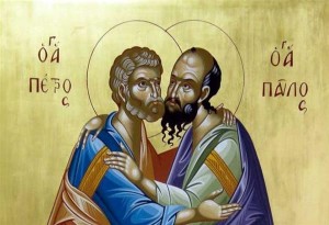 Πέτρου και Παύλου: Ο εναγκαλισμός των Αγίων Αποστόλων και ο συμβολισμός 