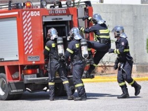 Θεσσαλονίκη:φωτιά στα γραφεία του Μασούτη στην Κάτω Τούμπα