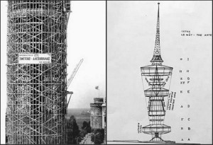 34η ΔΕΘ 1969:  Eγκαινιάζεται ο πρώτος όροφος του πύργου του ΟΤΕ 