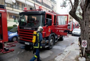 Συκιές Θεσσαλονίκης: Φωτιά ξέσπασε σε διαμέρισμα στην οδό Τσαρουχά 