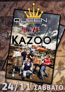 Οι Kazoo στο Queen Bar 
