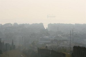 Αυξημένη στα δυτικά της Θεσσαλονίκης η ατμοσφαιρική ρύπανση