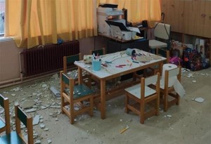 Κέρκυρα: Έπεσαν σοβάδες από το ταβάνι του 6ου Νηπιαγωγείου