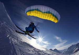 Speed Flying au Mont-Blanc - εκπληκτική κάθοδος (video)