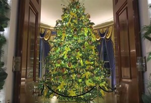 Δείτε τον εντυπωσιακό χριστουγεννιάτικο στολισμό του Λευκού Οίκου (βίντεο)