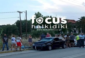 Χανιώτη Χαλκιδικής: Τροχαίο ατύχημα με 2 τραυματίες σημειώθηκε το απόγευμα του Σαββάτου