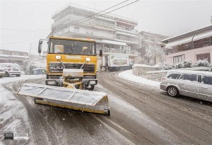 Σε επιφυλακή ο δήμος Πυλαίας-Χορτιάτη για το χιονιά - Ανοιχτά 24 ώρες τα Δημαρχεία
