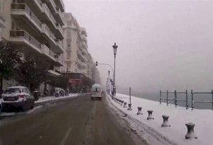 Χιονισμένη Θεσσαλονίκη