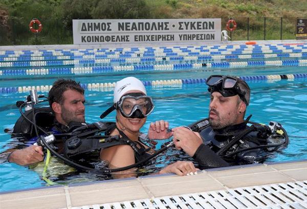 Με μεγάλο ενδιαφέρον ξεκίνησε στο δήμο Νεάπολης-Συκεών το πρόγραμμα εξοικείωσης με την υποβρύχια κολύμβηση  