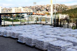Σακούλες με αλάτι. Δήμος Νεάπολης - Συκεών 2021