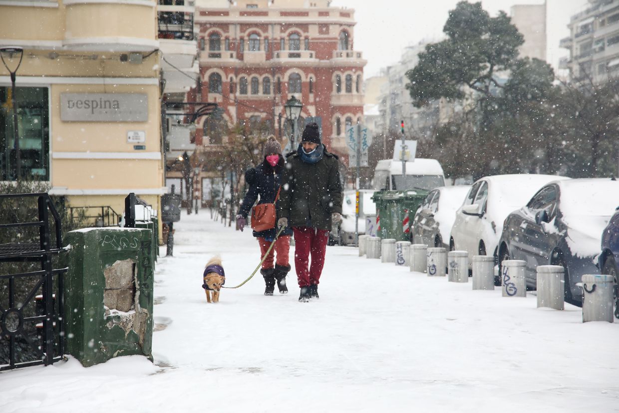 Χιόνια στη Θεσσαλονίκη
