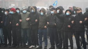 Διαδηλωτές στο Καζακστάν