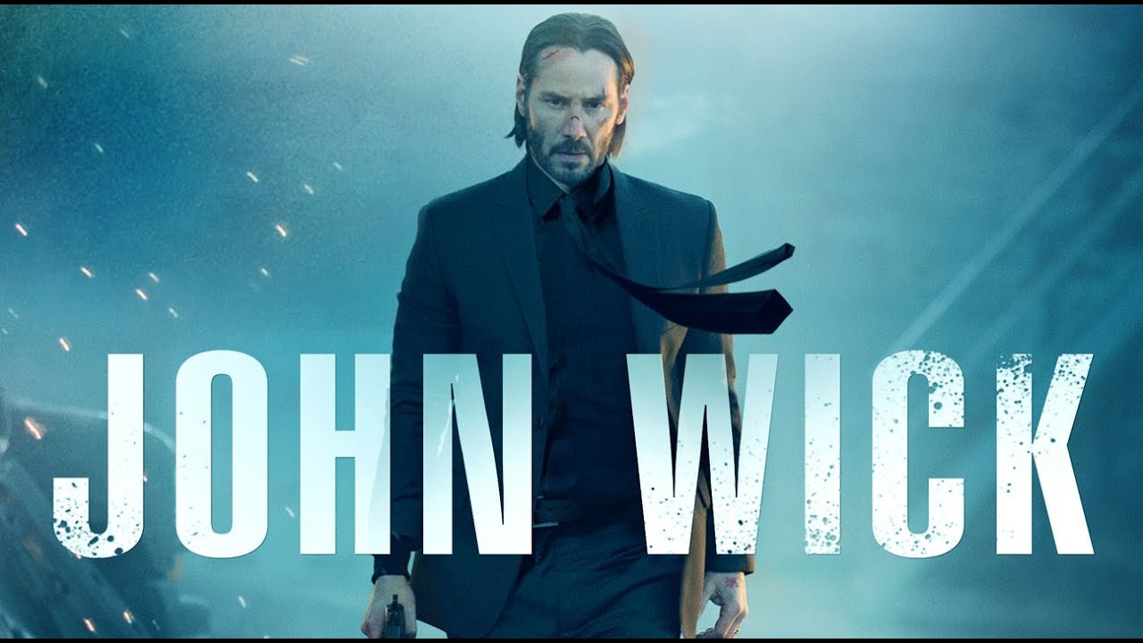 Αφίσα με τον Κιανο Ριβς απο την ταινία John Wick (2014)