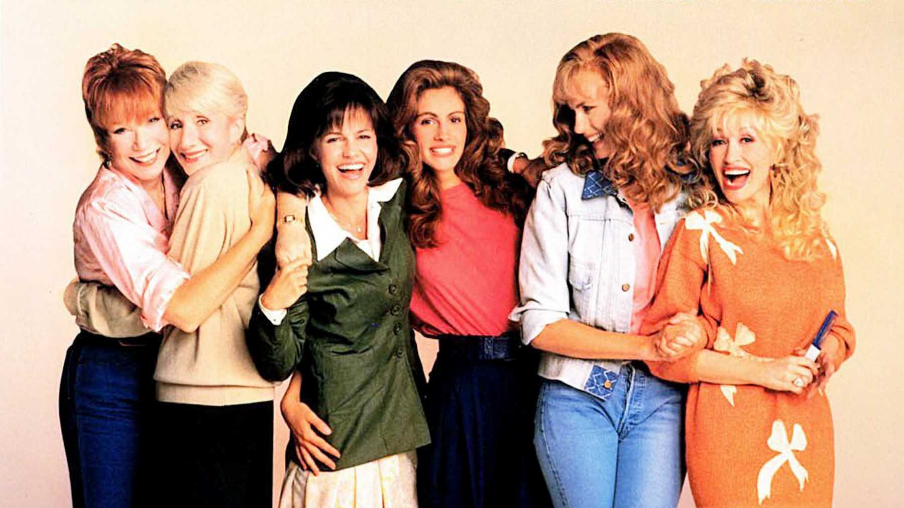 Οι 6 πρωταγωνίστριες στην ταινία Ανθισμένες Μανόλιες (1989)