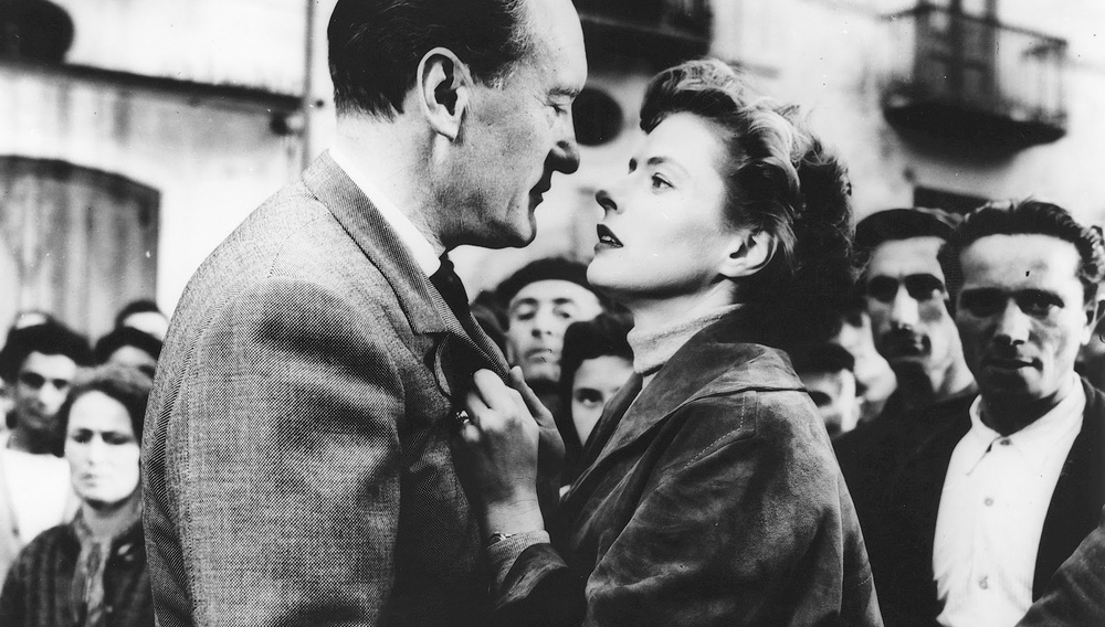 Οι George Sanders και Ingrid Bergman, στην ταινία Ταξίδι στην Ιταλία (1954)