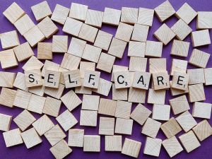 Self Care scrable letters