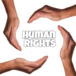 Human rights και 4 χέρια σε κύκλο