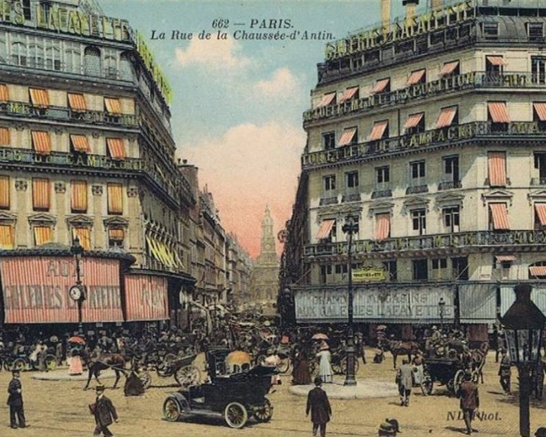 galeries-lafayette Παρίσι 1910