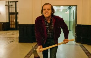 2GRKE2M USA. Jack Nicholson in a scene from the (C)Warner Bros film: The Shining (1980).