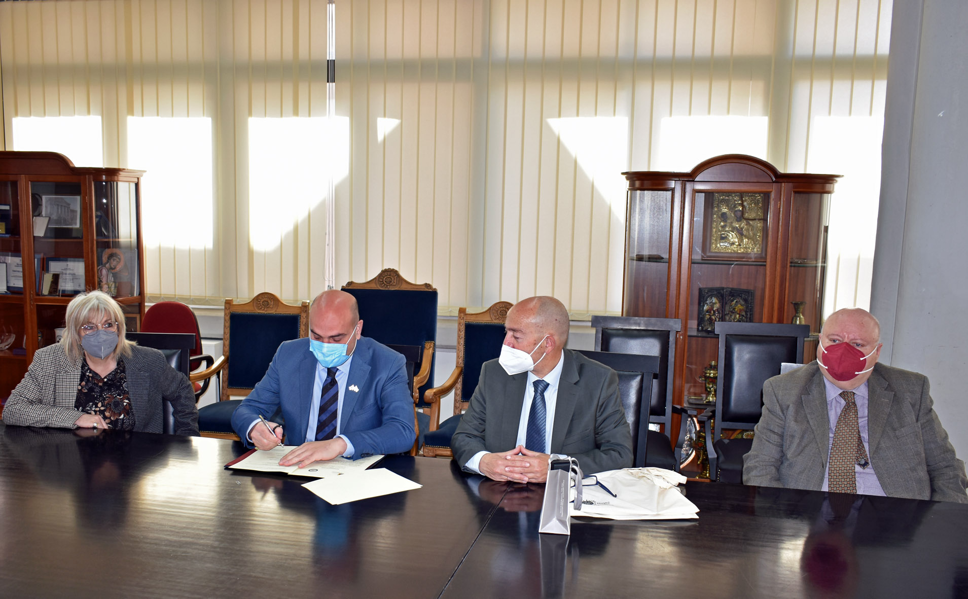 Πρωτόκολλο συνεργασίας μεταξύ του ΠΑ.ΜΑΚ και του Γενικού Προξενείου της Γεωργίας στη Θεσσαλονίκη