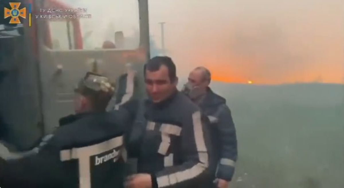 Φωτιά κοντά στο Τσερνόμπιλ
